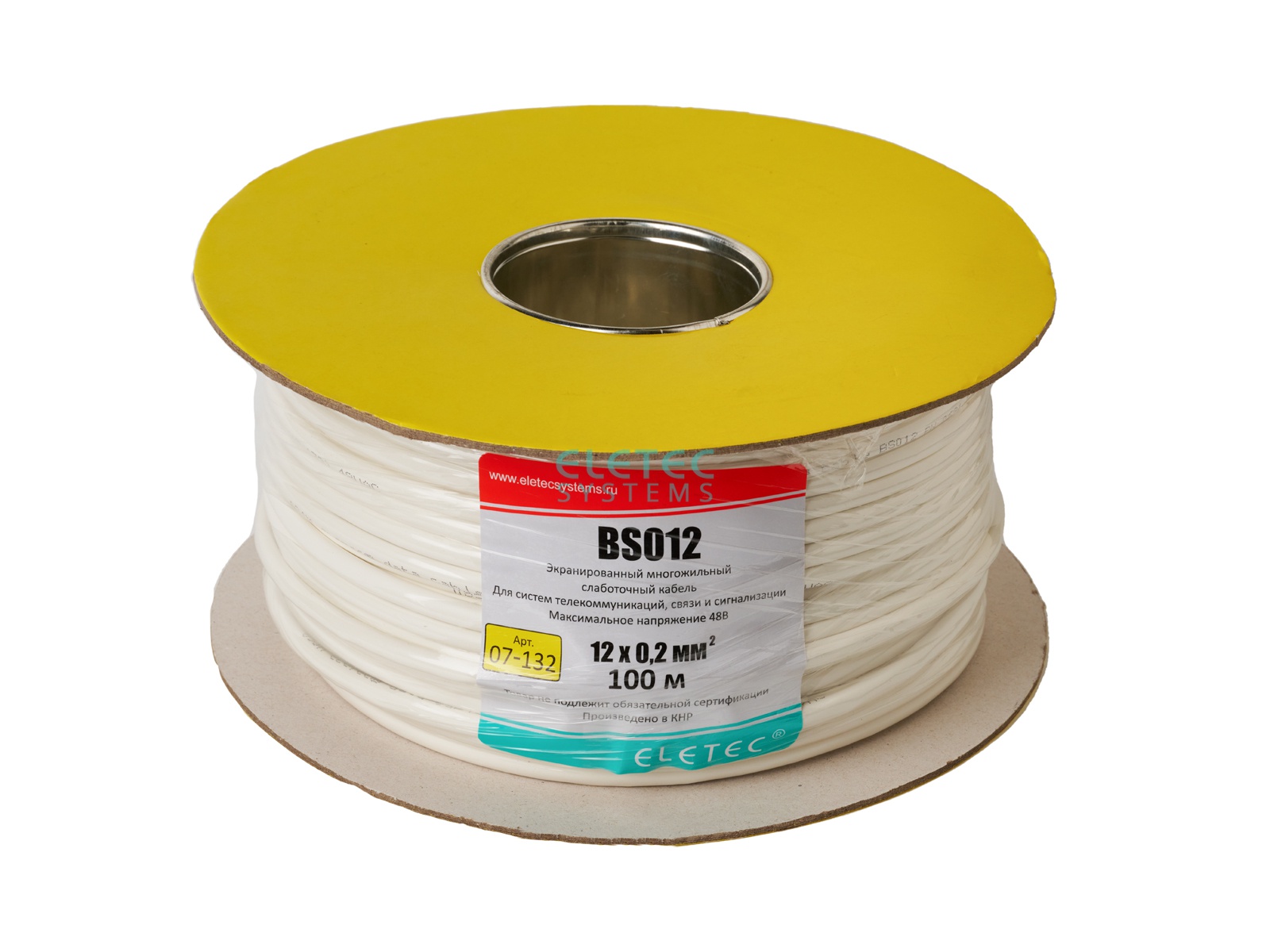 Кабель сигнальный BS012 12х0,2 мм², экран, 100 м