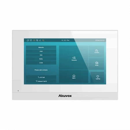 IP монитор (интерком-панель) Akuvox C313S_WHITE